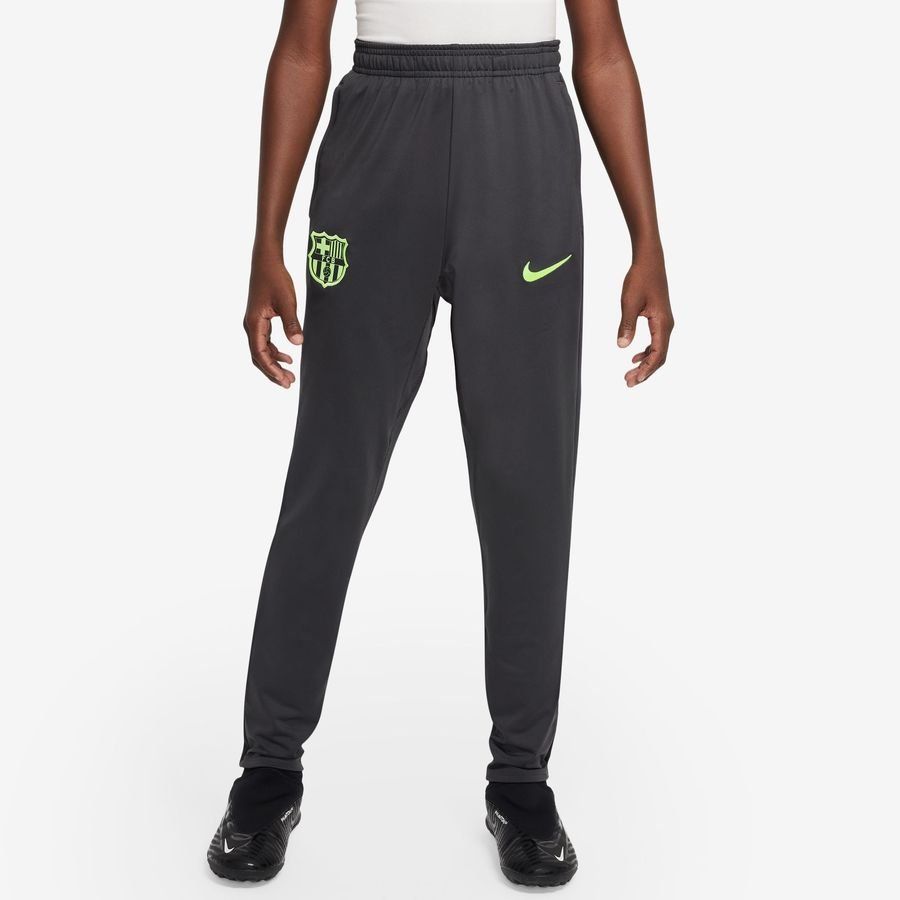 FC Barcelone Bas de Survêtement Dri-FIT Strike 3ème - Gris/Bleu Royal/Vert Enfant