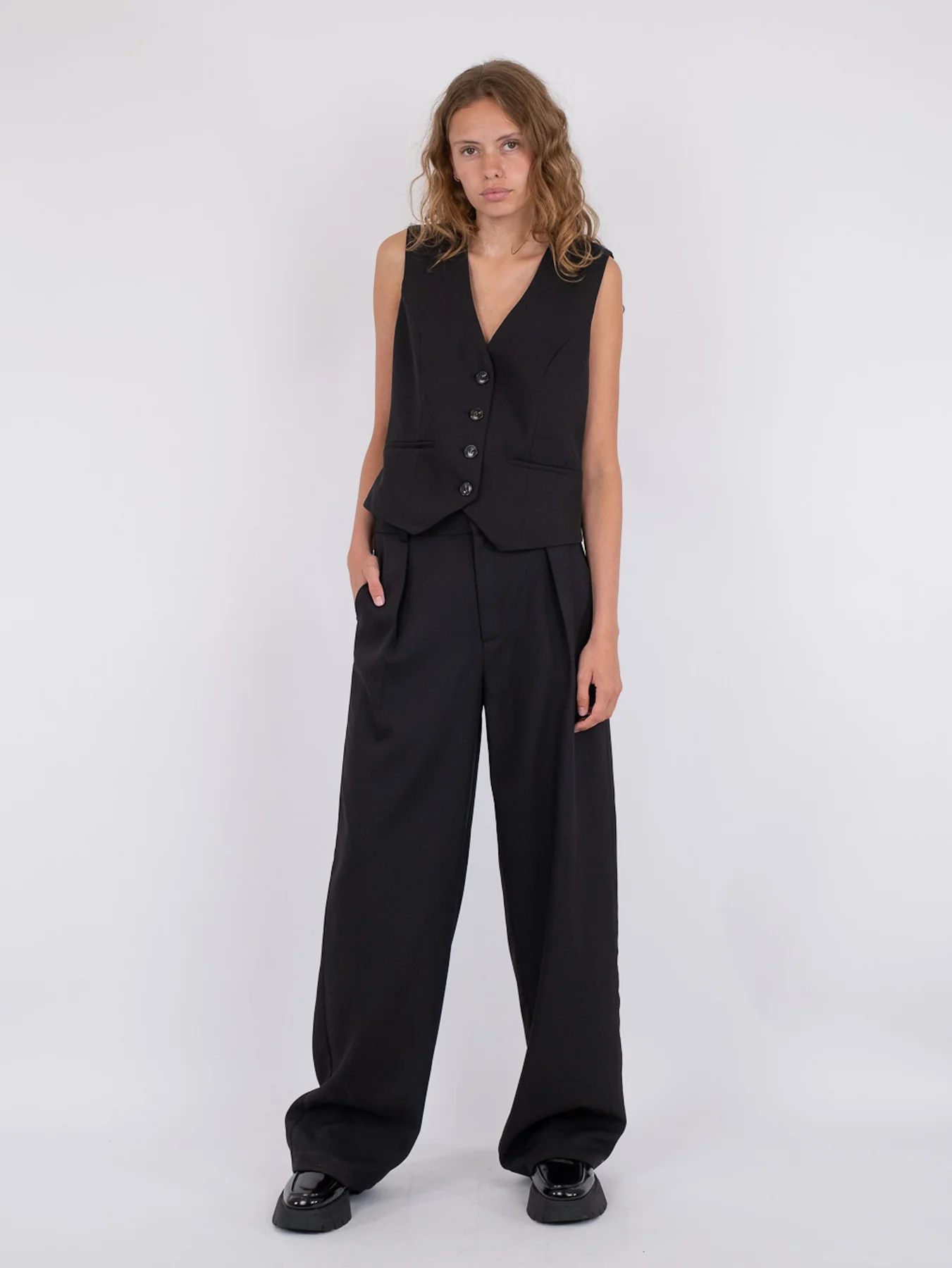 Neo Noir Alessandra Melange Pants