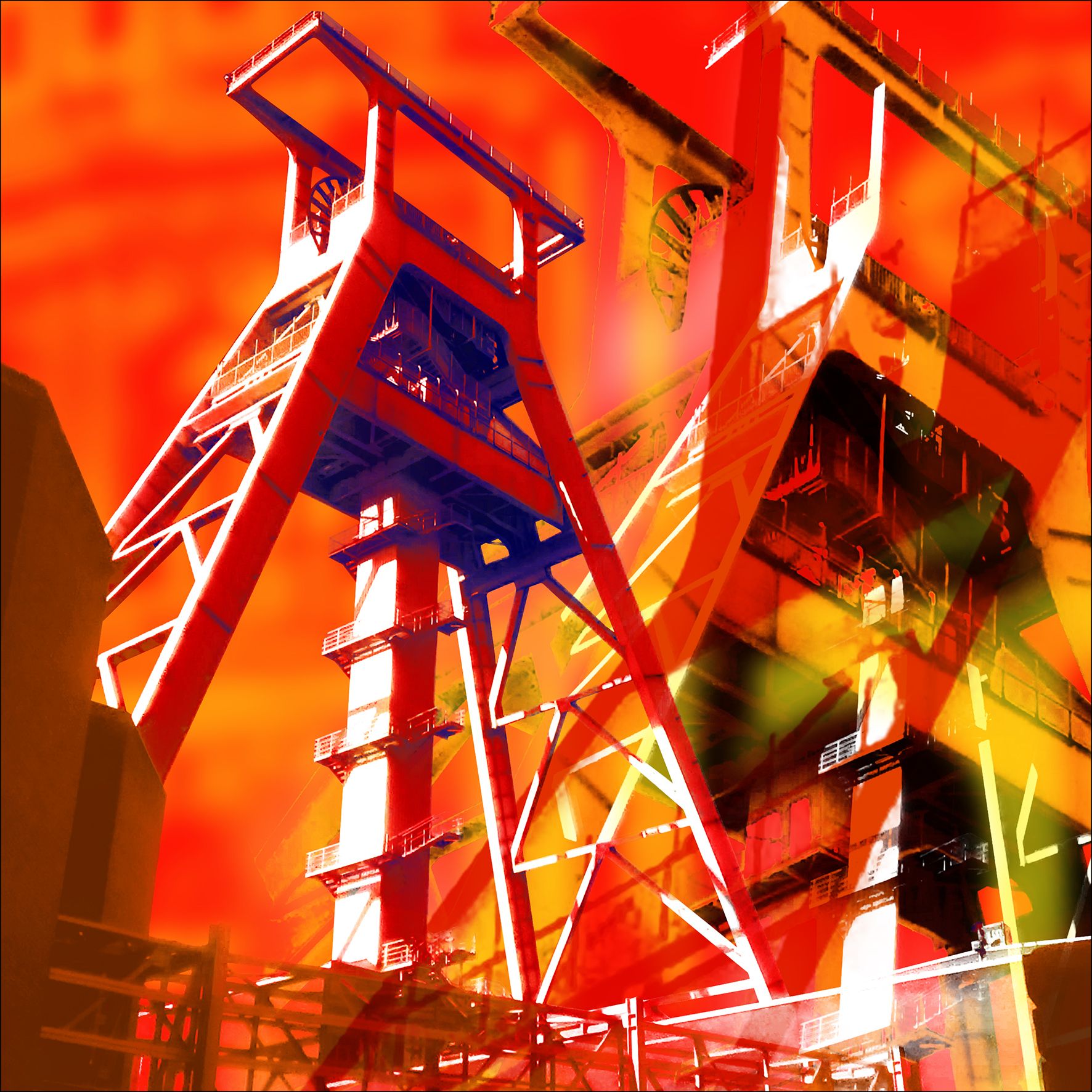 Glasbild BOCHUM