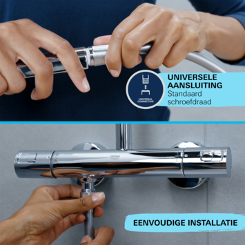 Grohe doucheset Quickfix Vitalio Start 2 standen chroom