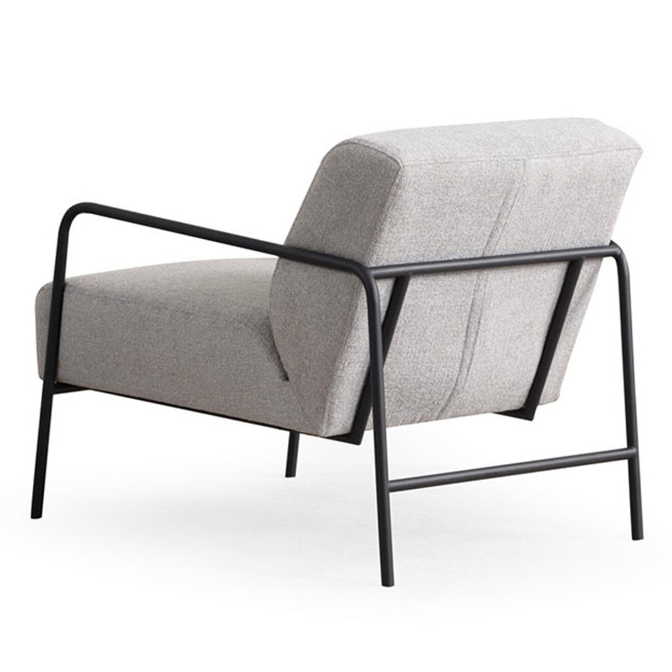 Atelier del Sofa Fauteuil Bergere gris - 70x90x75 cm