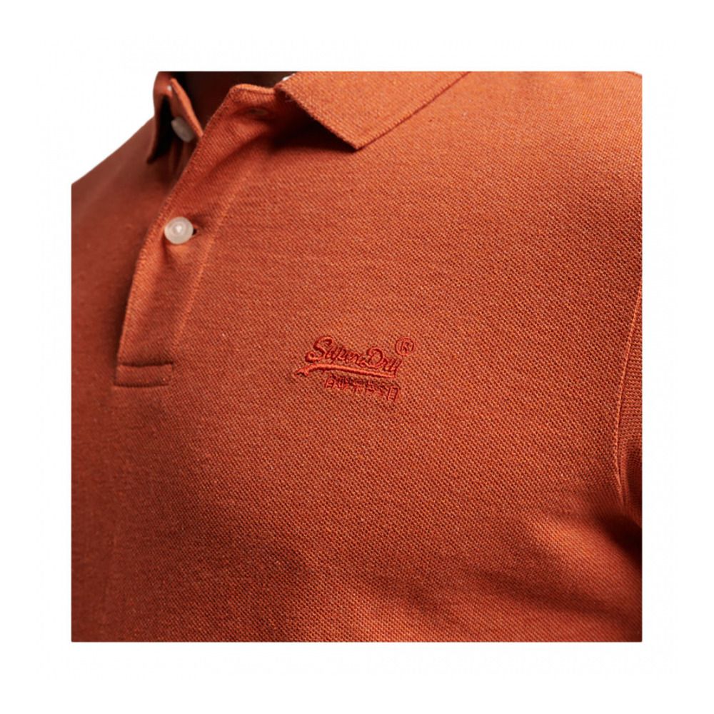 Superdry CLASSIC PIQUE - Polo Homme rust orange marl