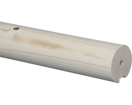 Pertura sparrenhouten leuning, rond, L: 1500 mm, Ø 52 mm