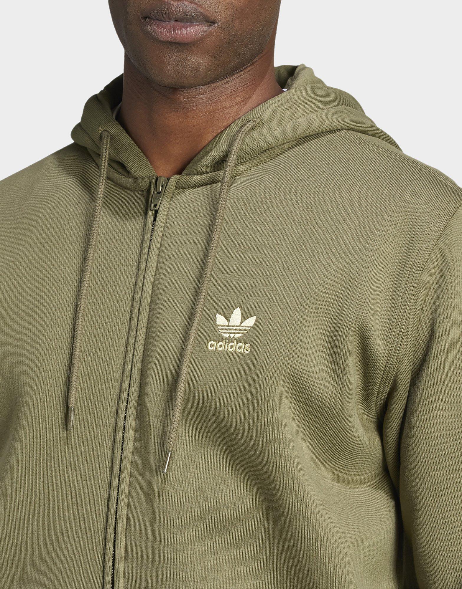 adidas Veste à capuche entièrement zippée Trèfle Essentials