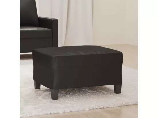Repose-pied Noir 70x55x41 cm Similicuir
