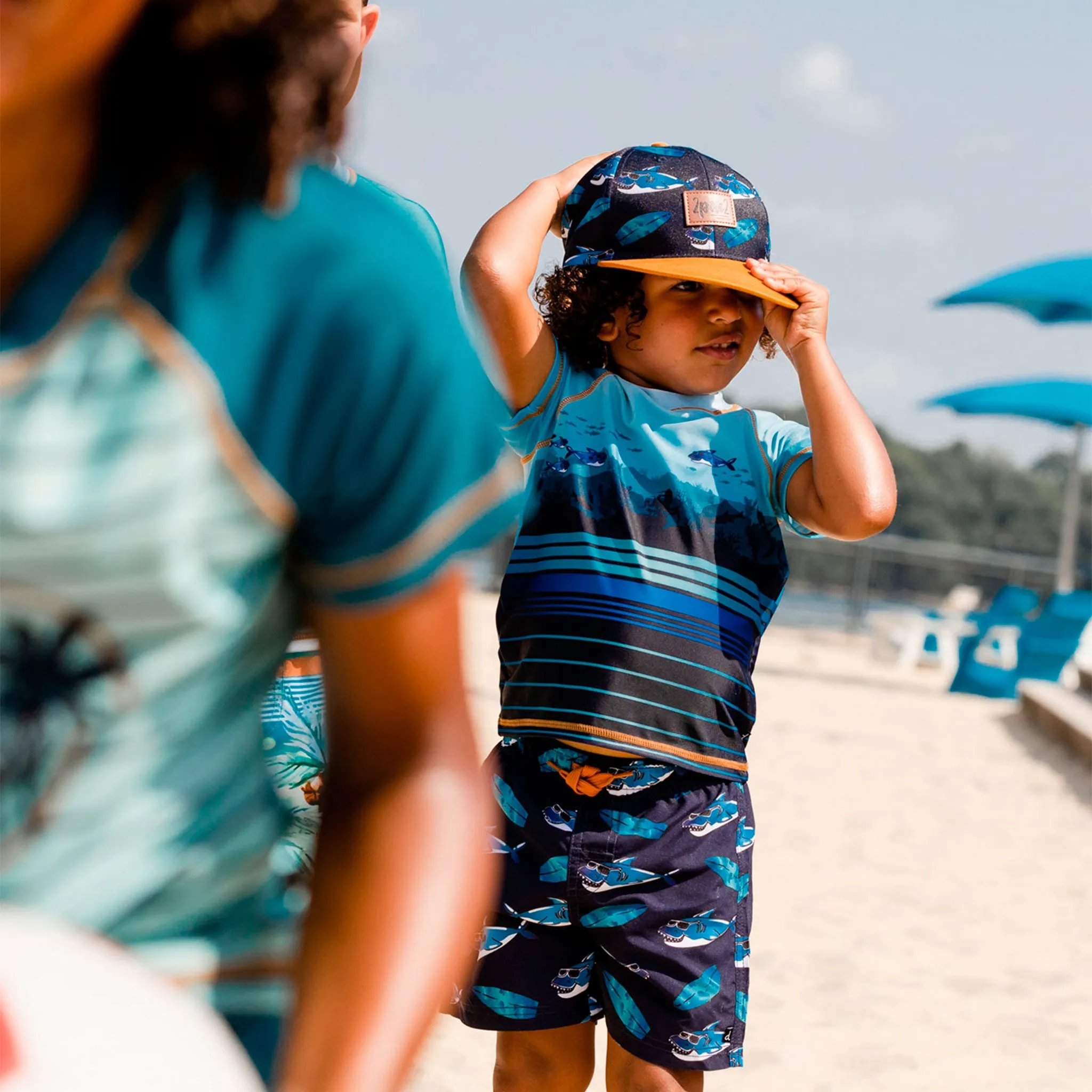 Deux par Deux Casquette Requin 3-12ans