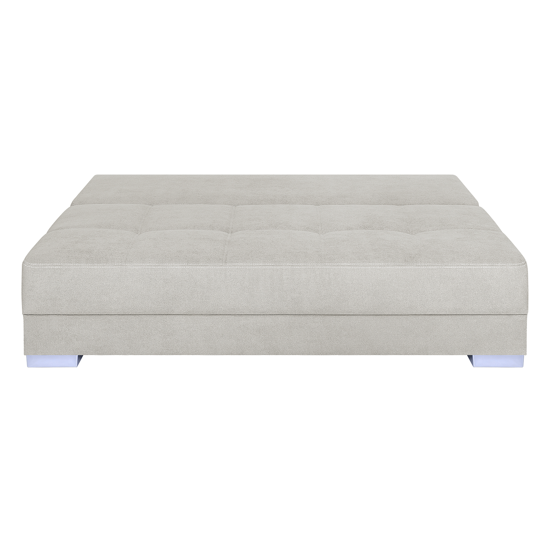 Schlafsofa - ivory - mit Staukasten - Dauerschläfer