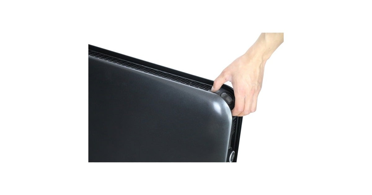 MillInstant convectorkachel SG2000LED BLACK  (Zwart)