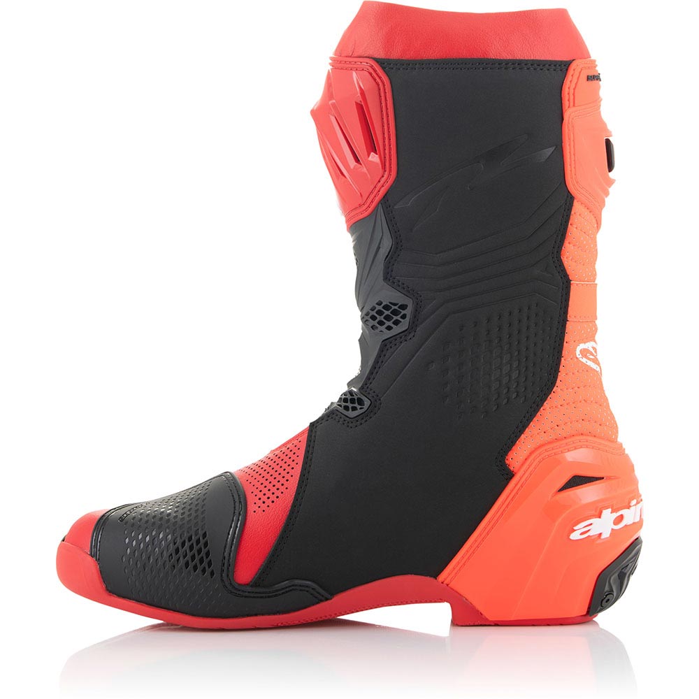 Alpinestars - Bottes Supertech R Vented Rouge / Rouge fluo
