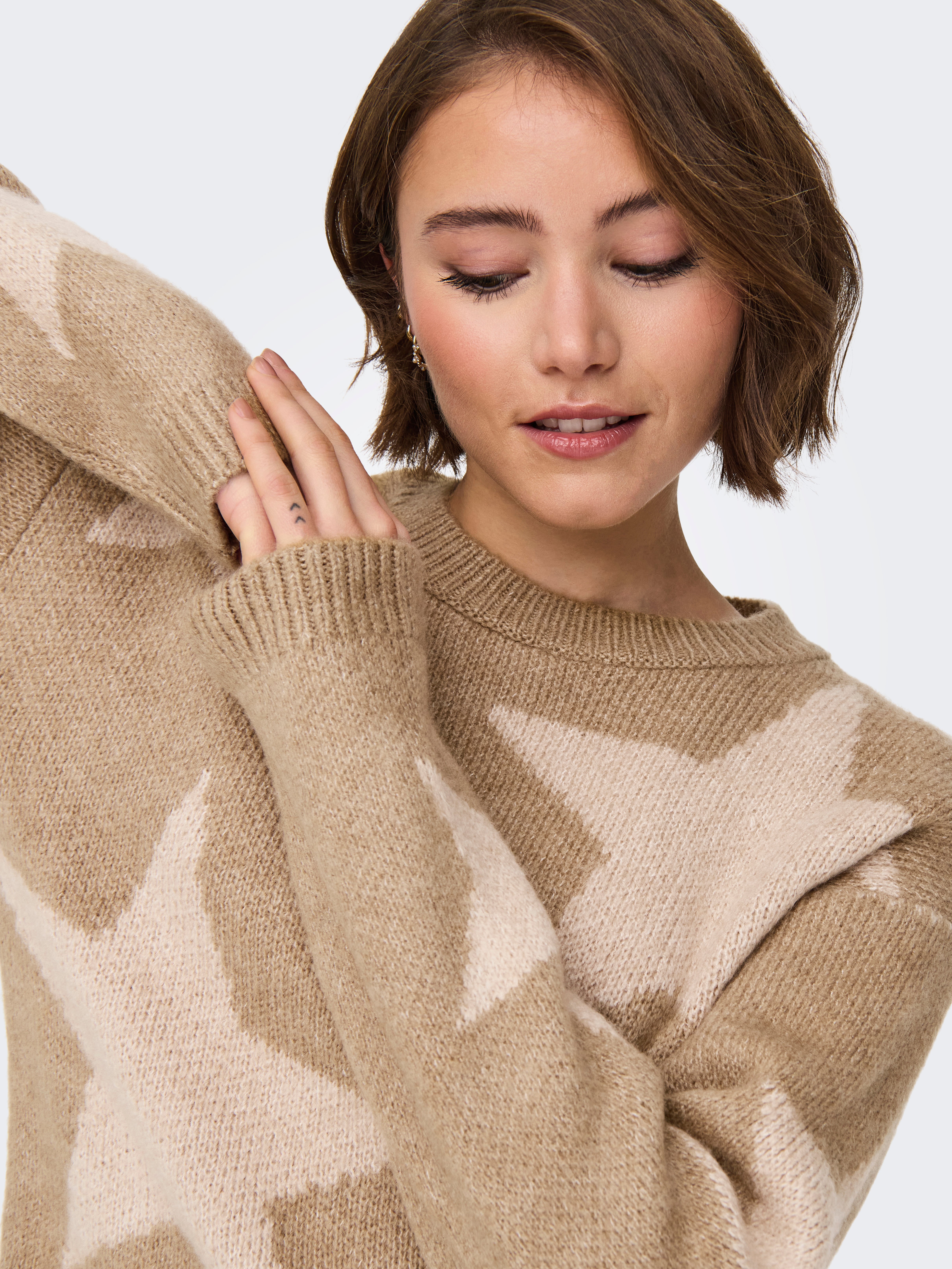 ONLJESSICA Strickpullover Toasted Coconut