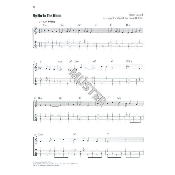 Schott Fingerstyle Ukulele Songbook