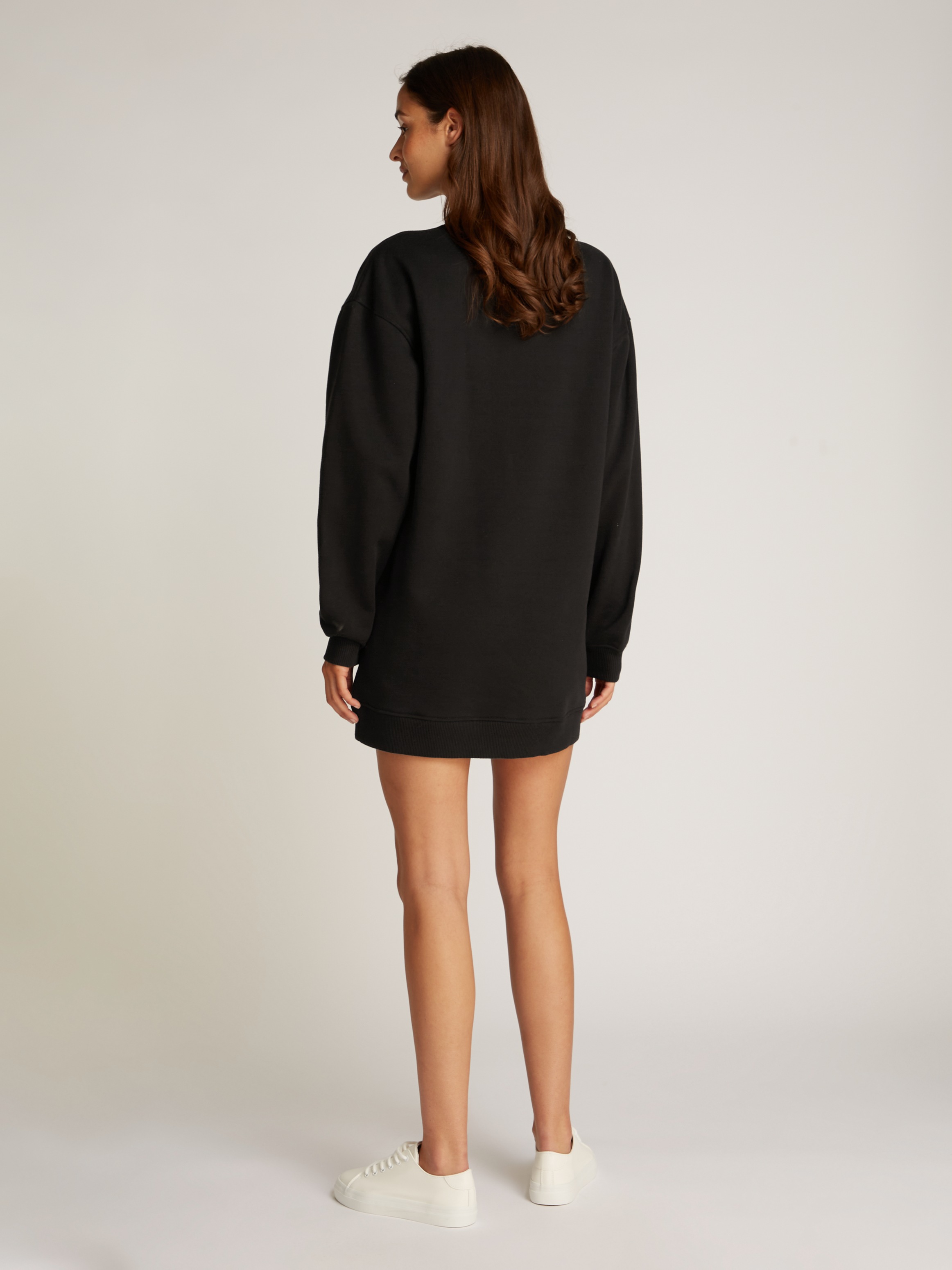 Calvin Klein Jeans Sweatkleid »EMBROIDERED MONOLOGO CREW DRESS« mit Logostickerei