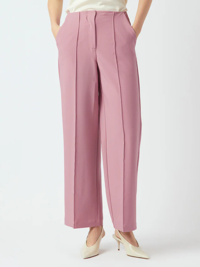 Y.A.S Anzughose »YASREEMAJ HW PANT NOOS«  Regular Fit, Materialmix mit Stretch