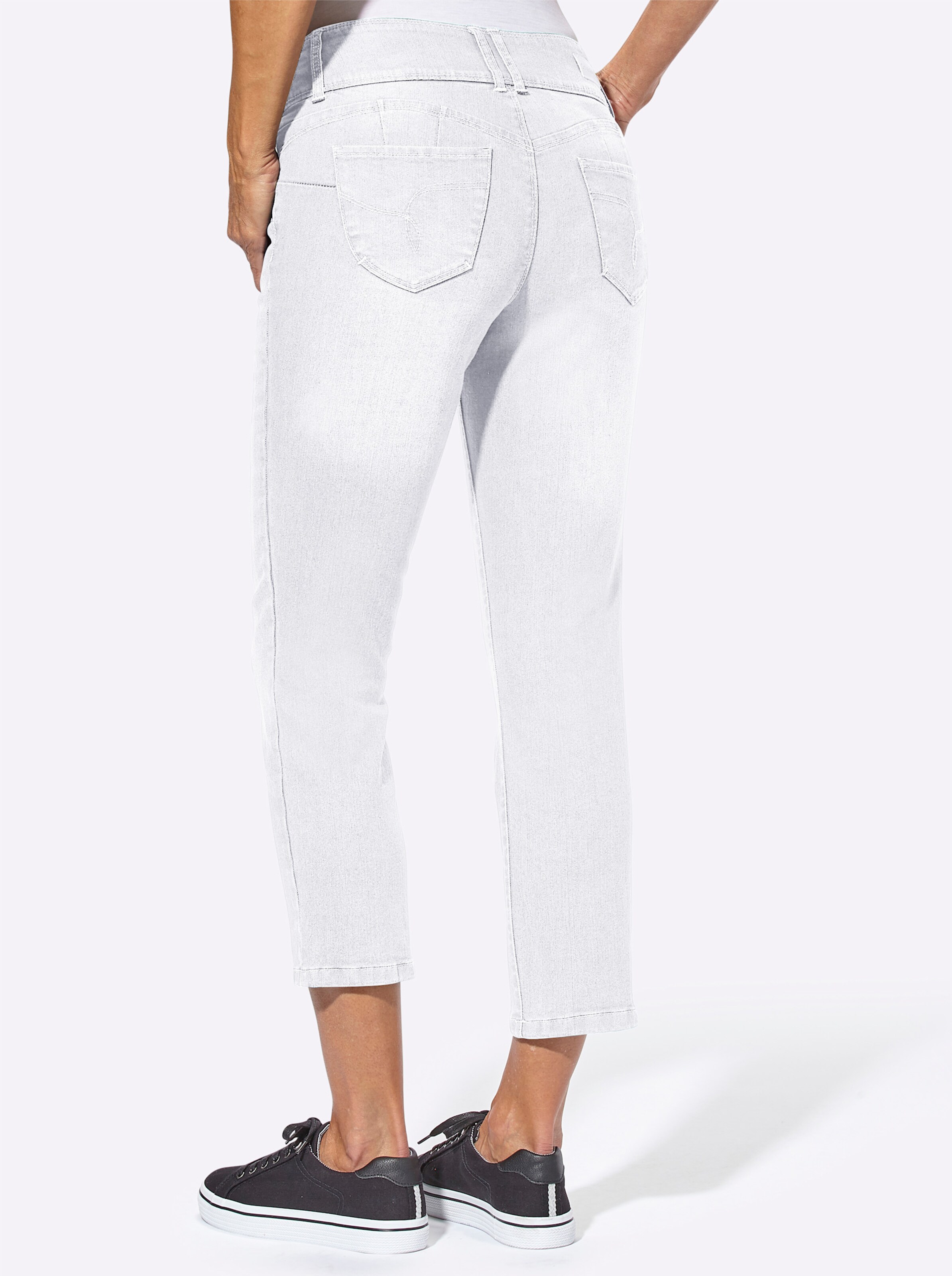 7/8-Jeans in weiß