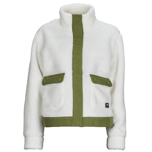 Vans - TEVIS SHERPA JACKET - Blanc / Kaki