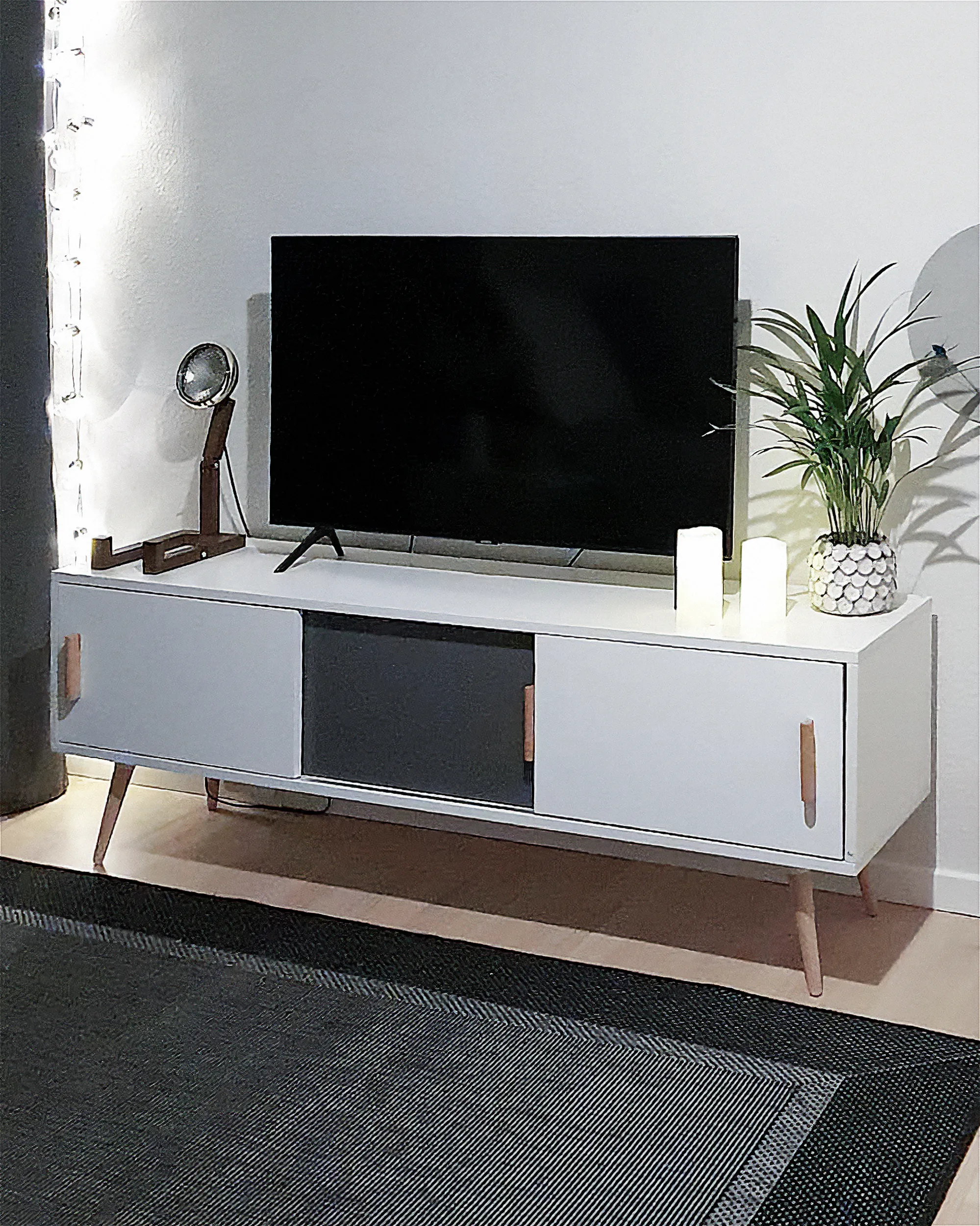 TV-meubel INDIANA Wit