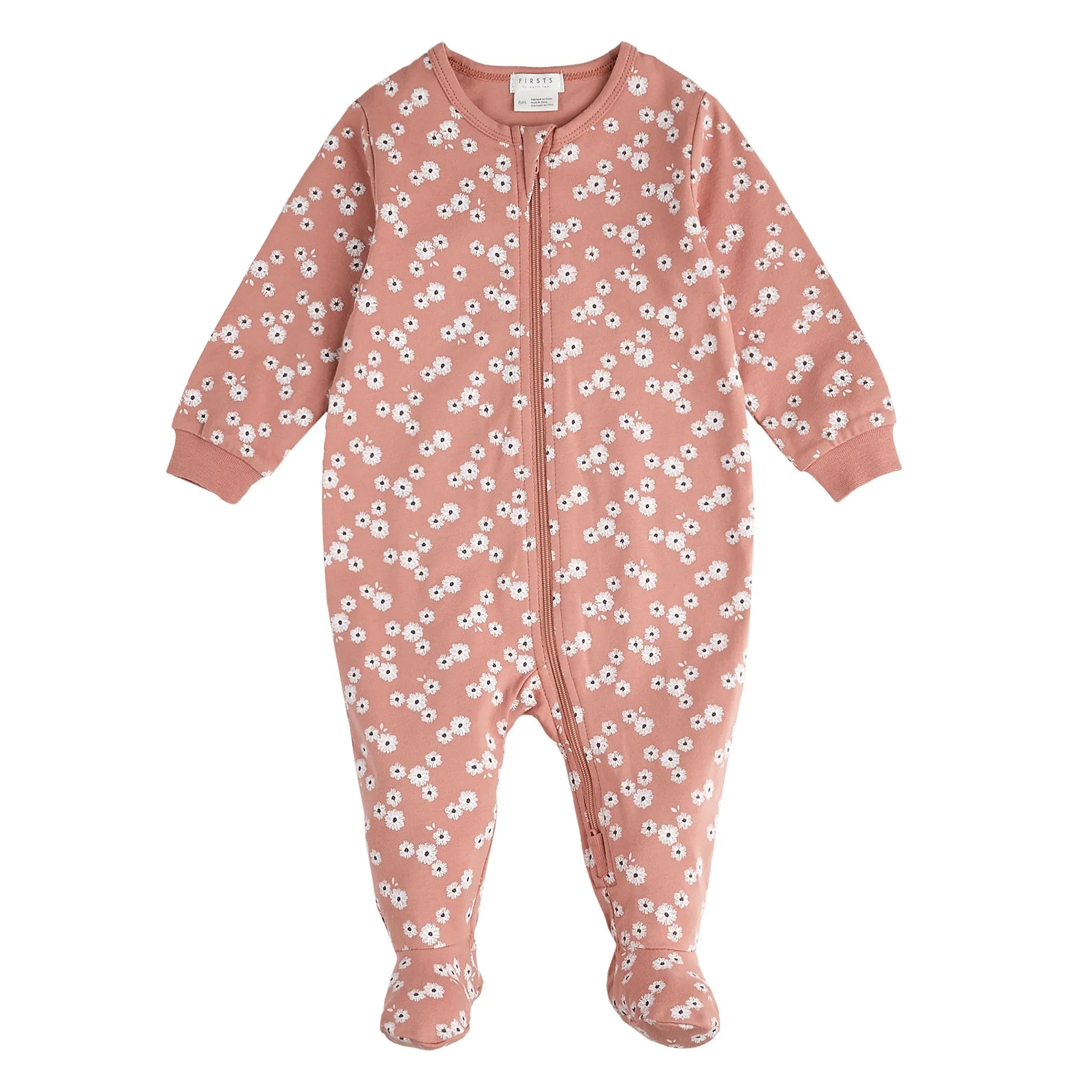 Firsts par Petit Lem Pyjama Fleurs Fraises 0-9mois