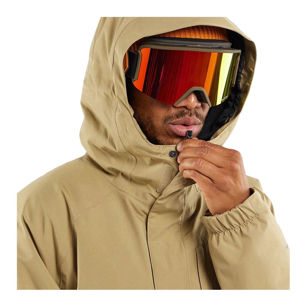 Volcom DUA INS GORE - Veste ski Homme dark khaki