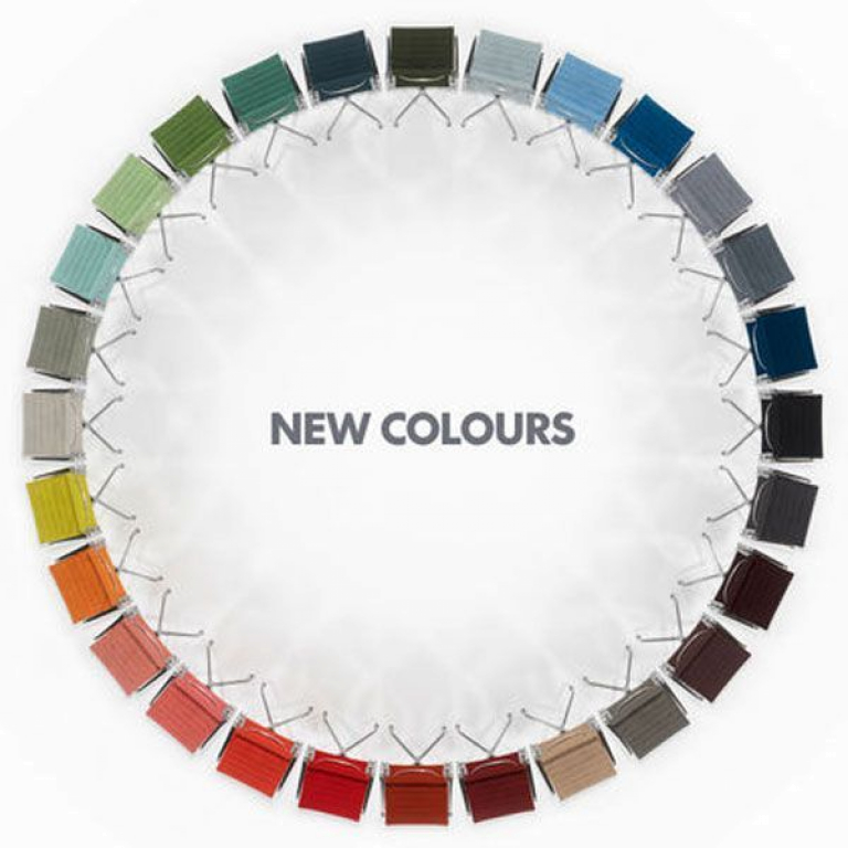 Vitra EA 101 stoel geel/ pastel groen, onderstel verchroomd