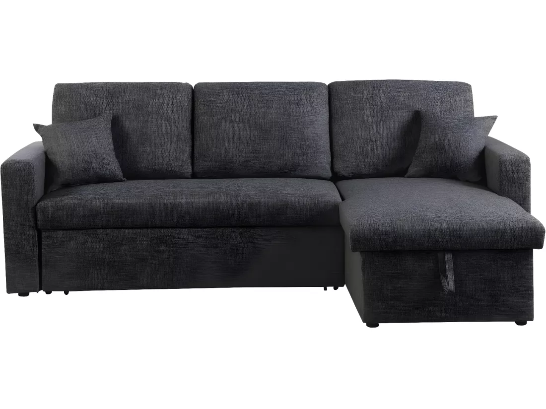 Canapé d'angle convertible/ réversible avec coffre 