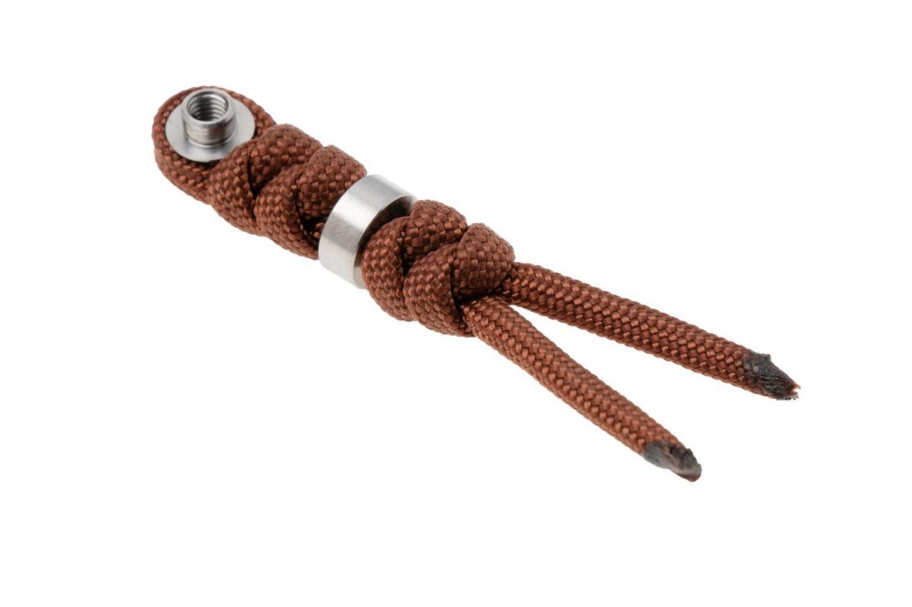 Chris Reeve Small Inkosi Lanyard with bead rust/silver SIN-7019