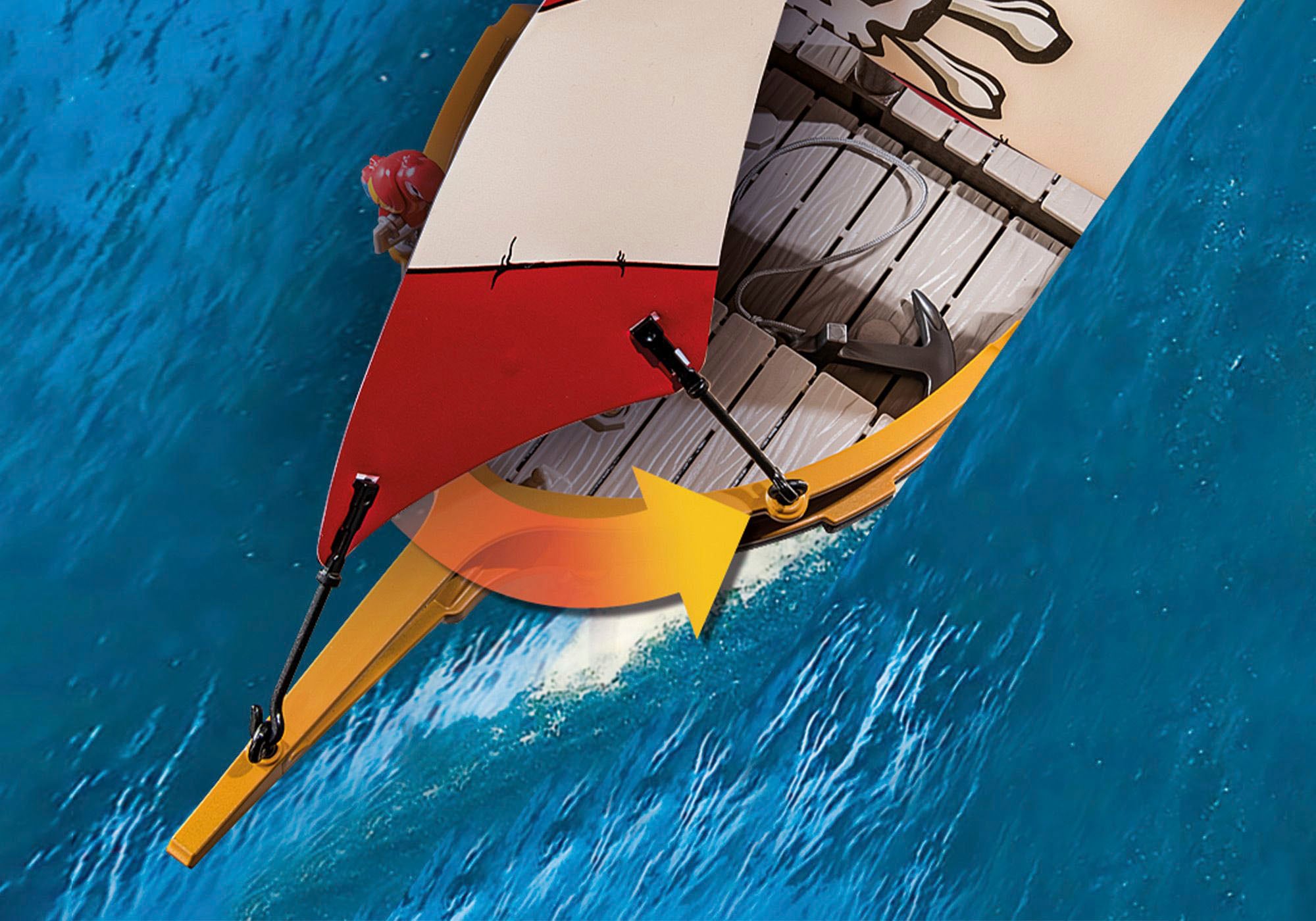 Playmobil® Konstruktions-Spielset »Piratenschiff (71418), Pirates« Made in Europe
