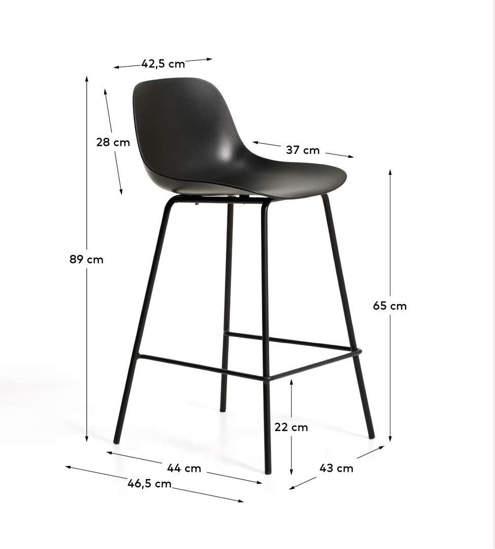 Kave Home   Altea Tuin Barkruk