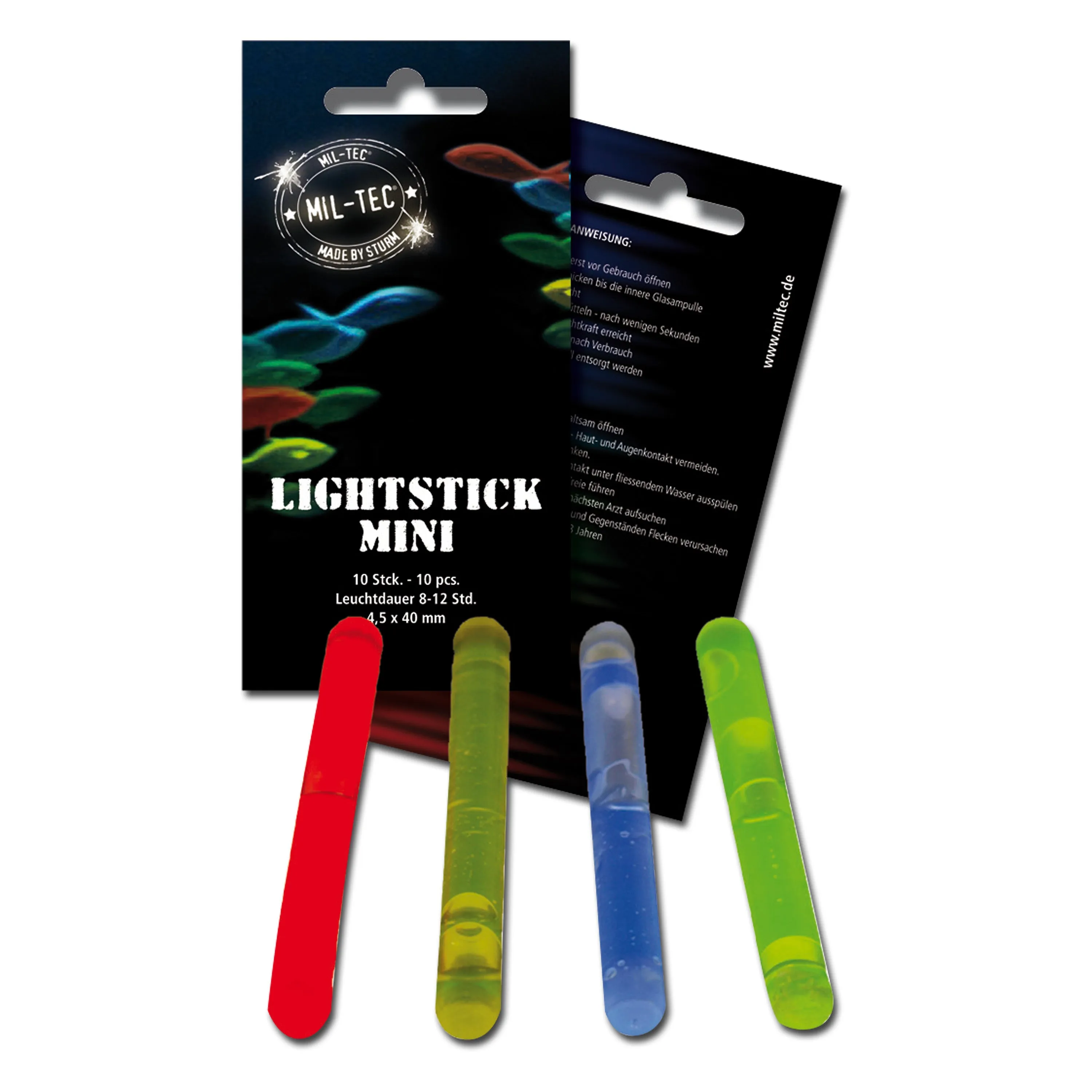 Mil-Tec -  Leuchtstab Mini 10er Pack