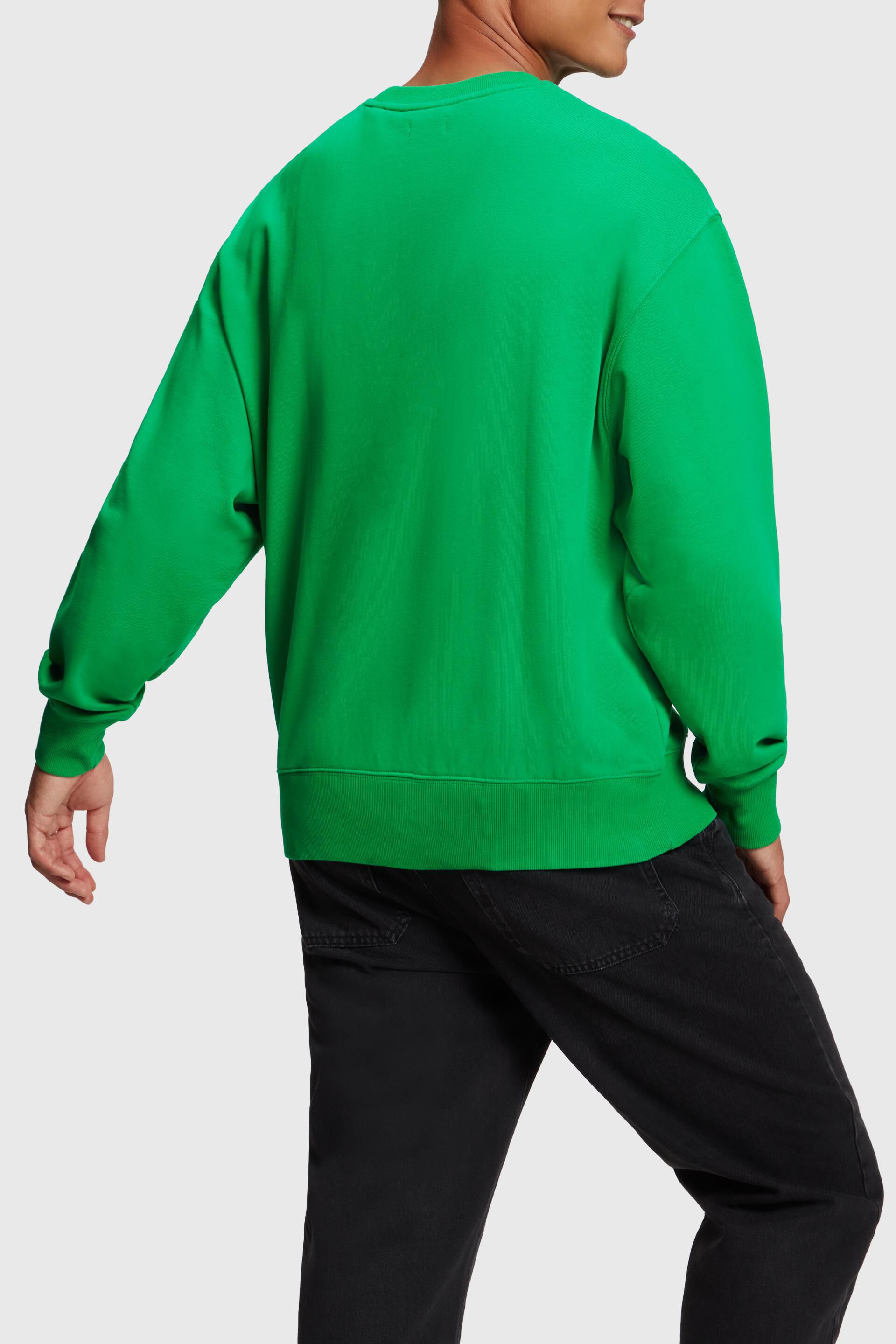 Sweat-shirt à logo appliqué animé d’une brillance mate