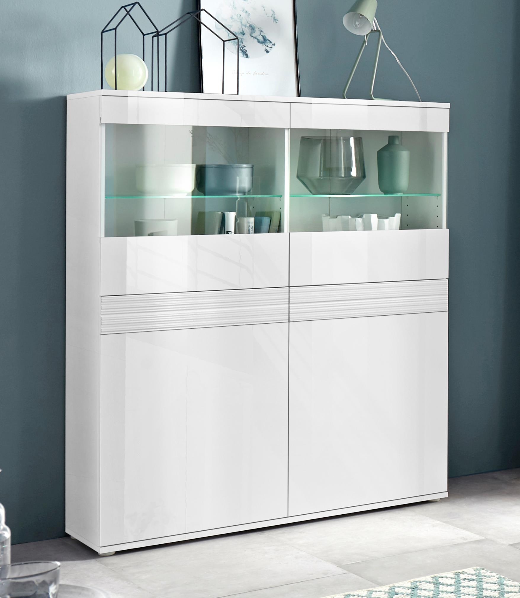 borchardt Möbel Vitrine »Florenz« Höhe 125 cm