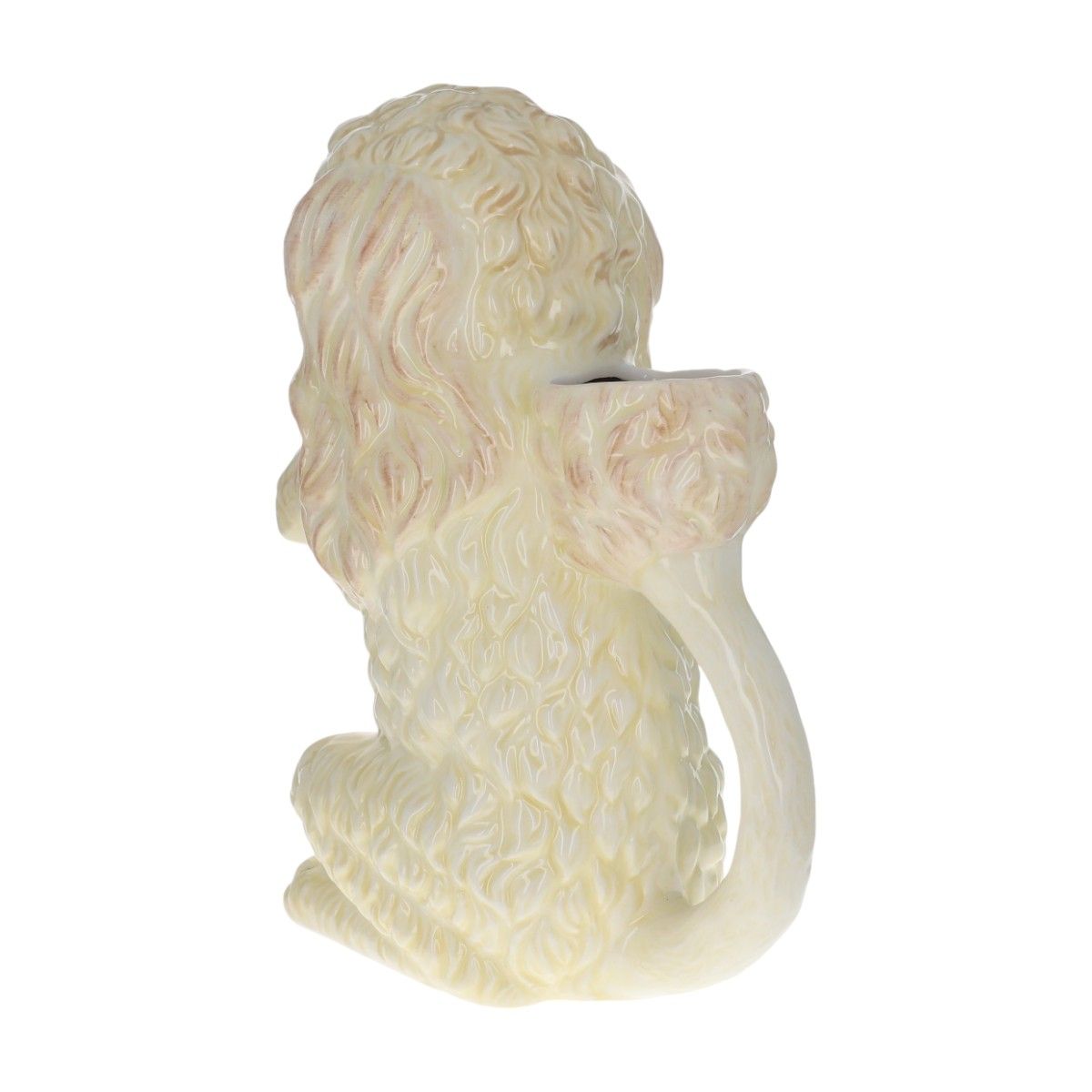 Carafe chien caniche blanc Atelier jasmin