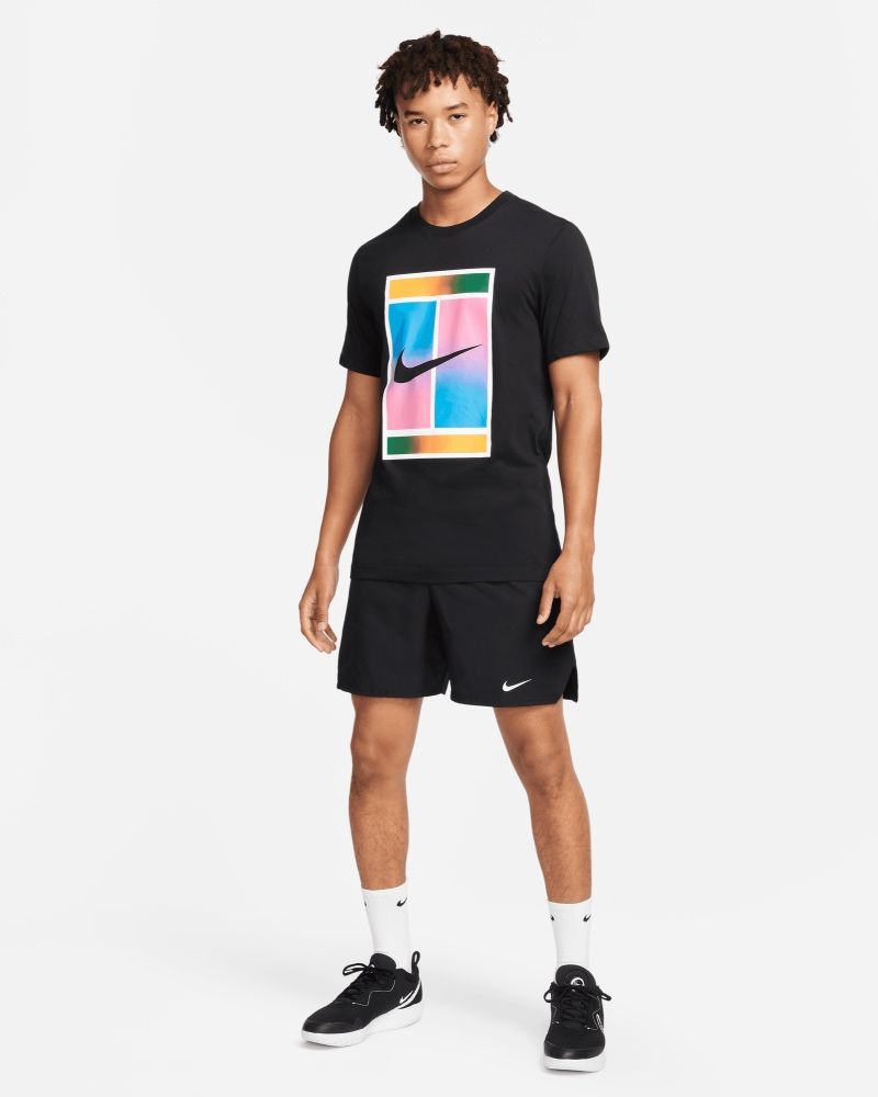 Short de tennis Nike NikeCourt Noir pour homme