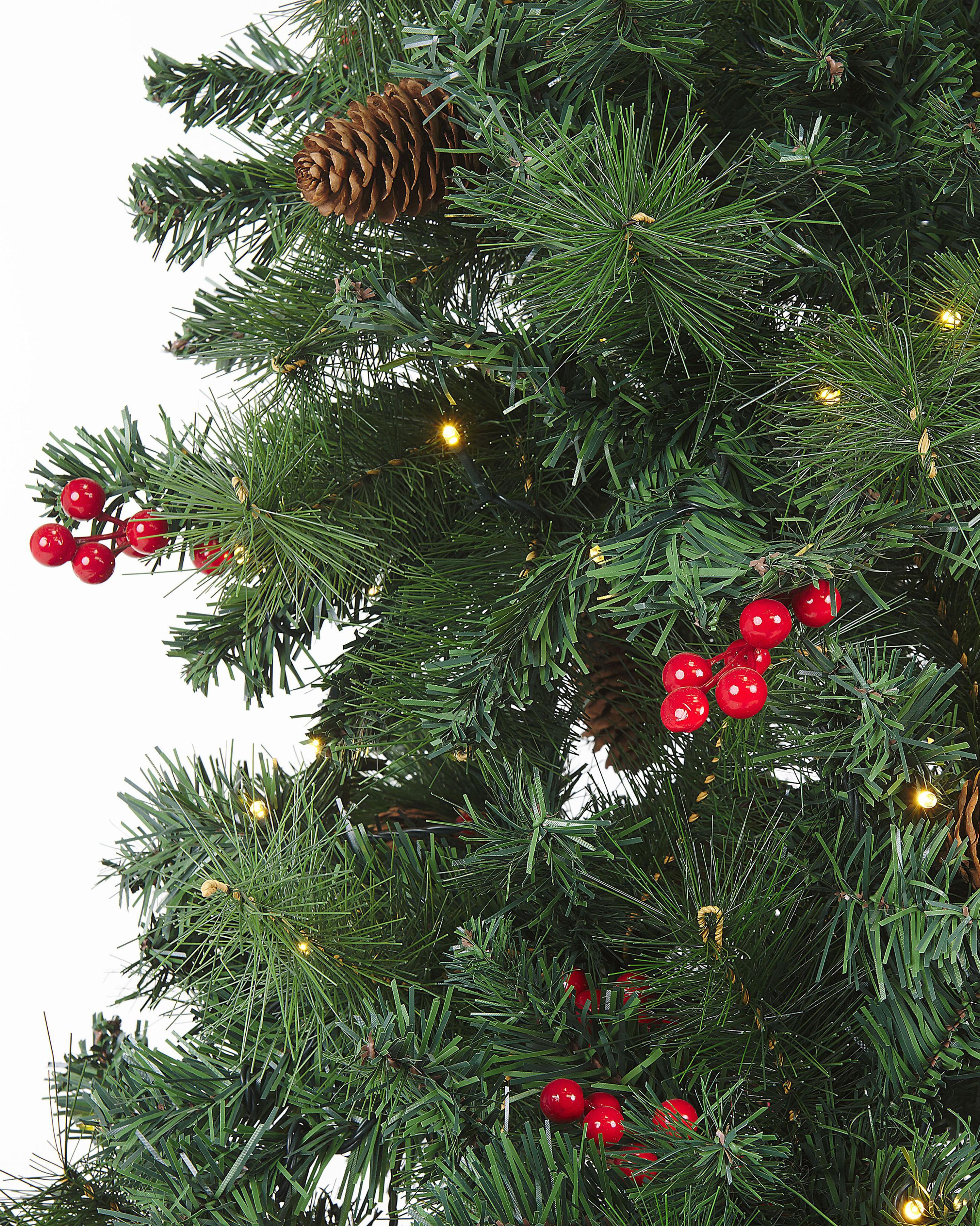 Kunstkerstboom LED JACINTO 180 cm Donkergroen