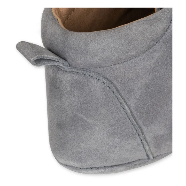Konges Sløjd Chaussons Suède Brodés Mamour | Gris