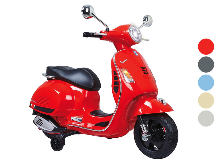 Elektrische Vespa scooter Ride On