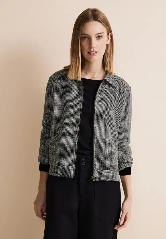 Struktur Shirtjacke - Black