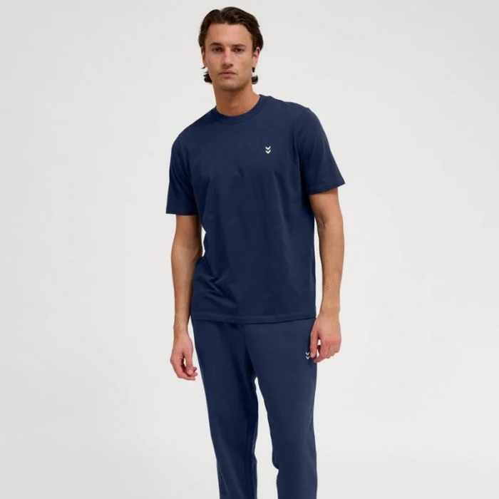 Hummel Herre T-shirts Pulse SS Tee Blå