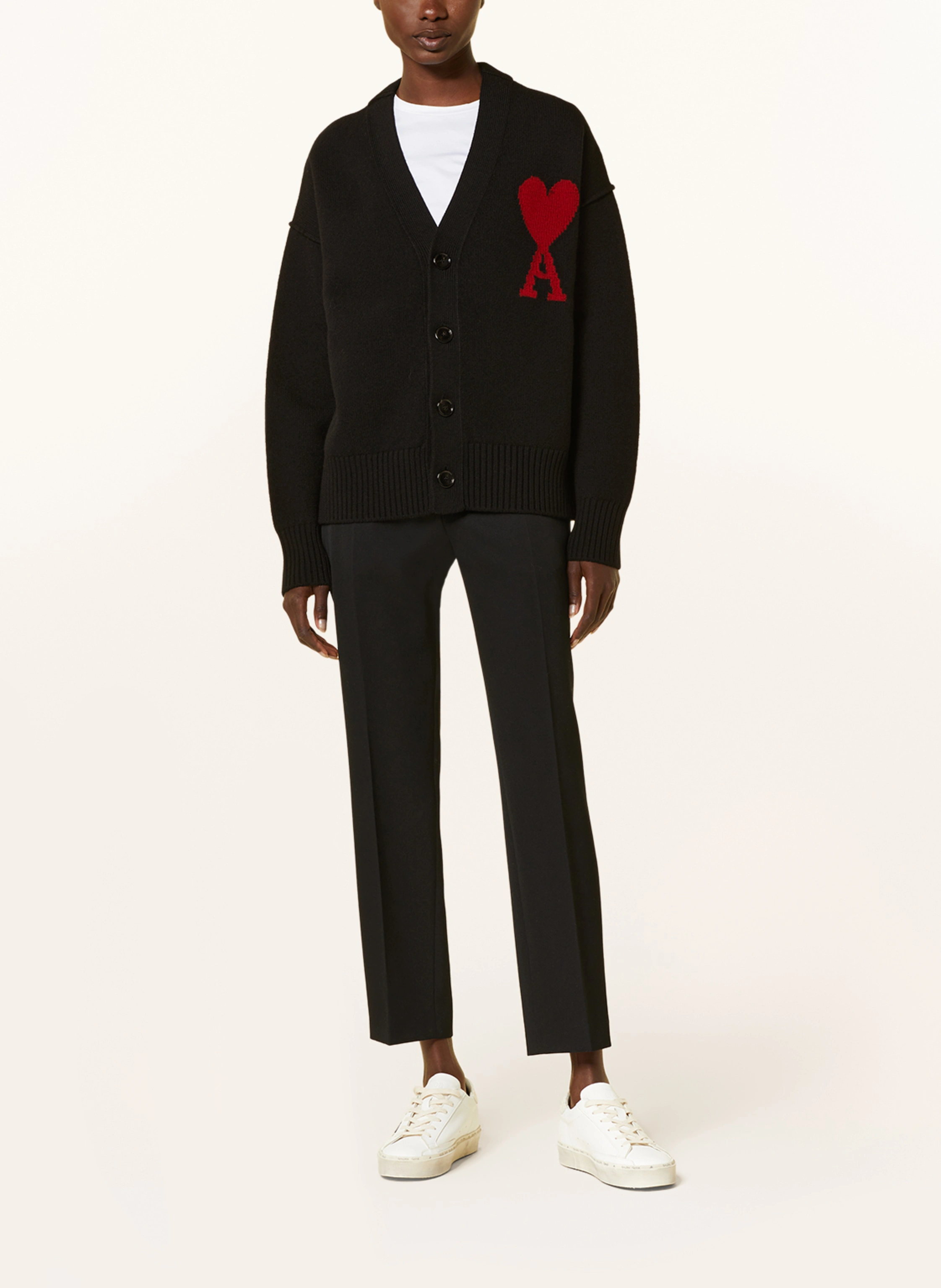 AMI PARIS Oversized-Strickjacke