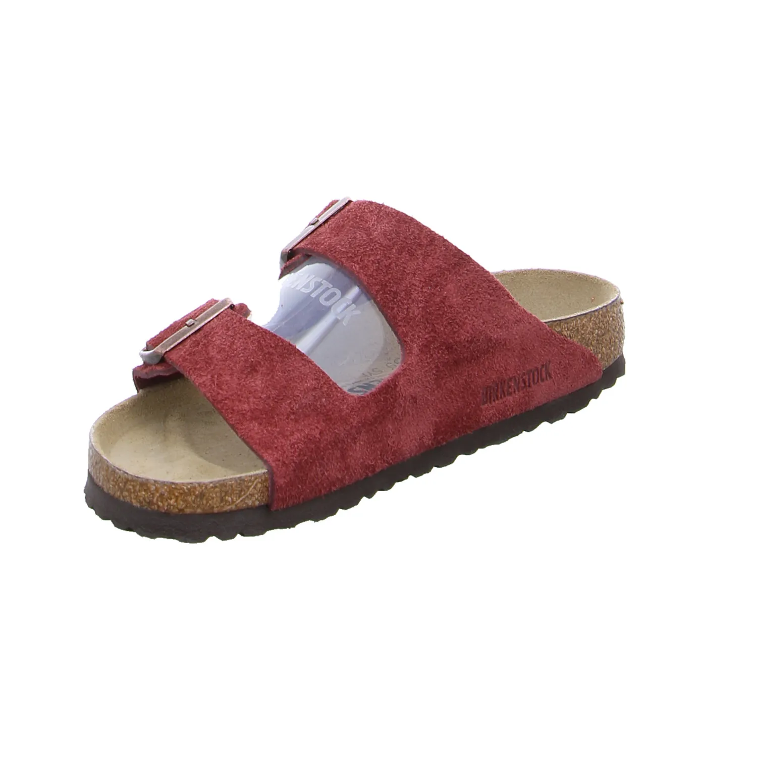 BIRKENSTOCK Bio-Fussbett Bordeau Leder