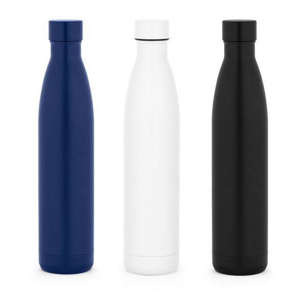 hi!dea 94362 - Bouteille en acier inoxydable à double paroi (90 % recyclé)