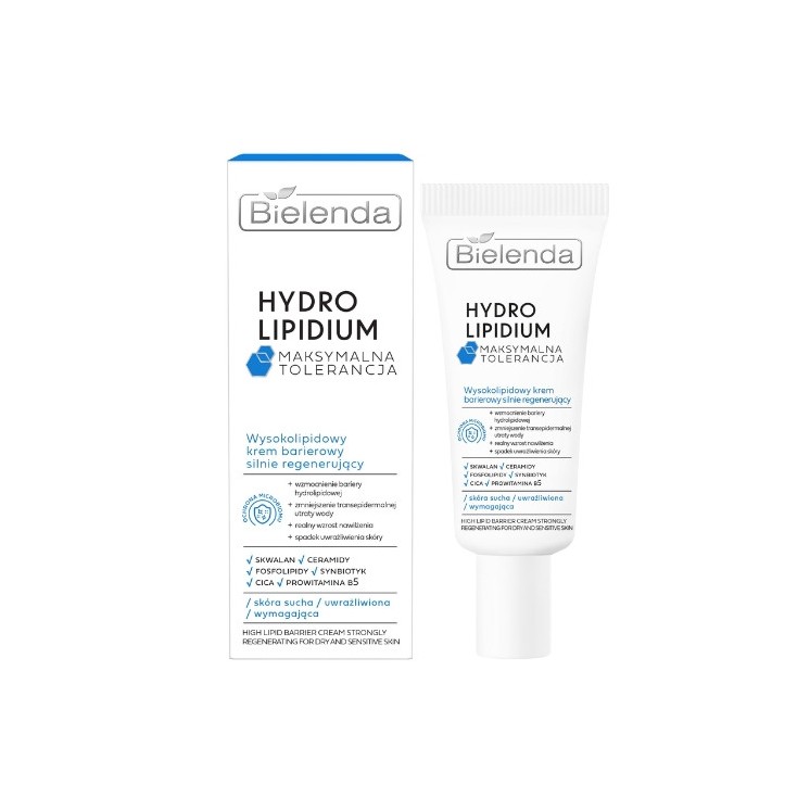 Bielenda Hydro Lipidium high-lipid barrière gezichtscrème sterk regenererend 50 ml