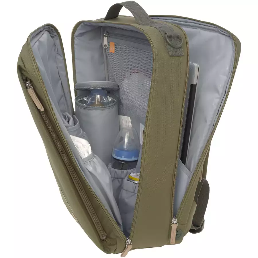 LÄSSIG Wickelrucksack Green Label Tidy Talent Backpack olive