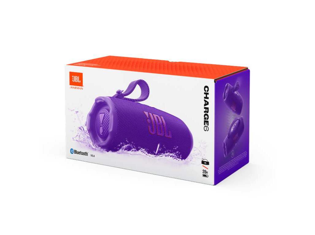 COLUNA PORTÁTIL JBL CHARGE6 PÚRPURA