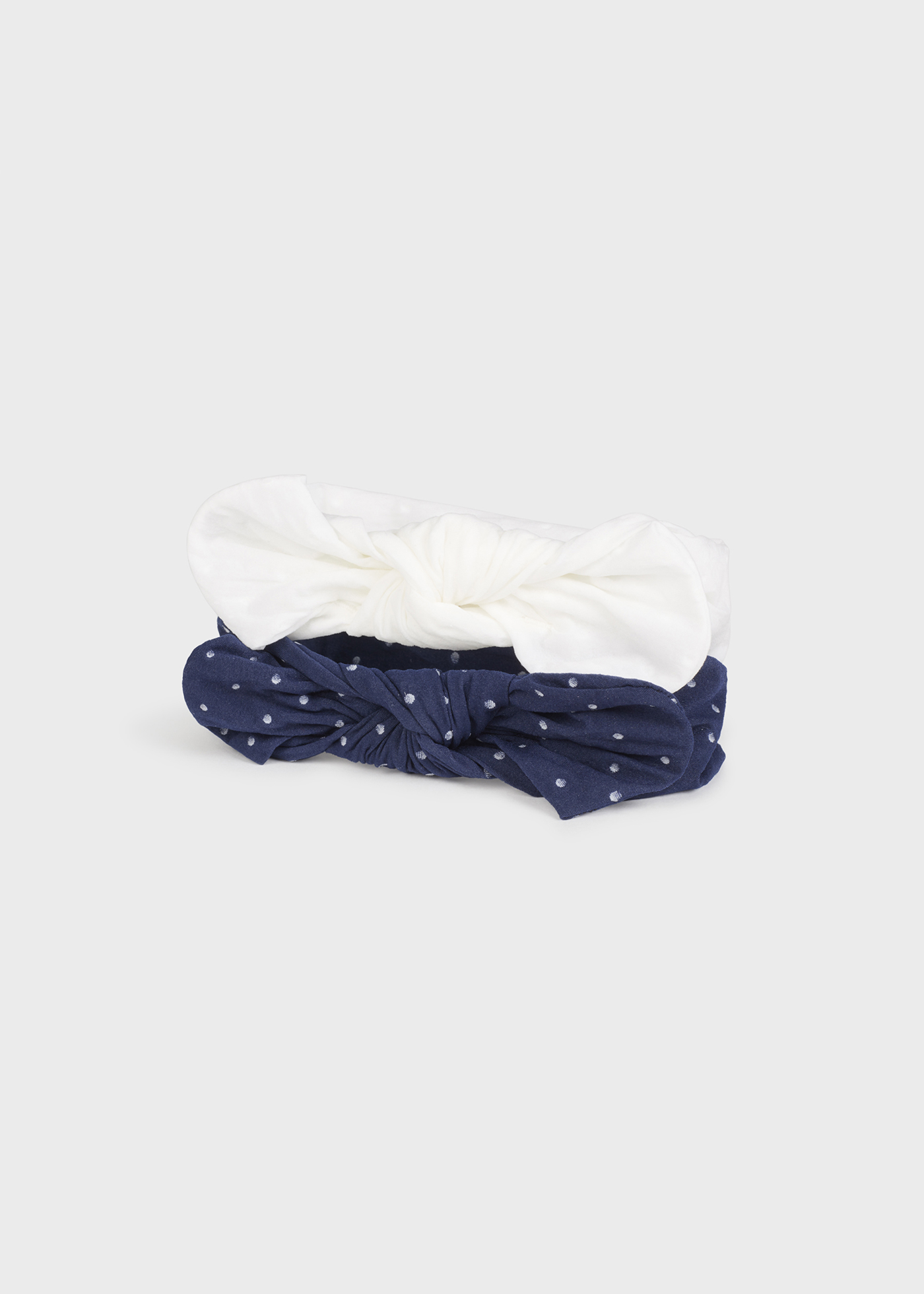 Conjunto de 2 faixas de cabelo com laço para recém-nascidos