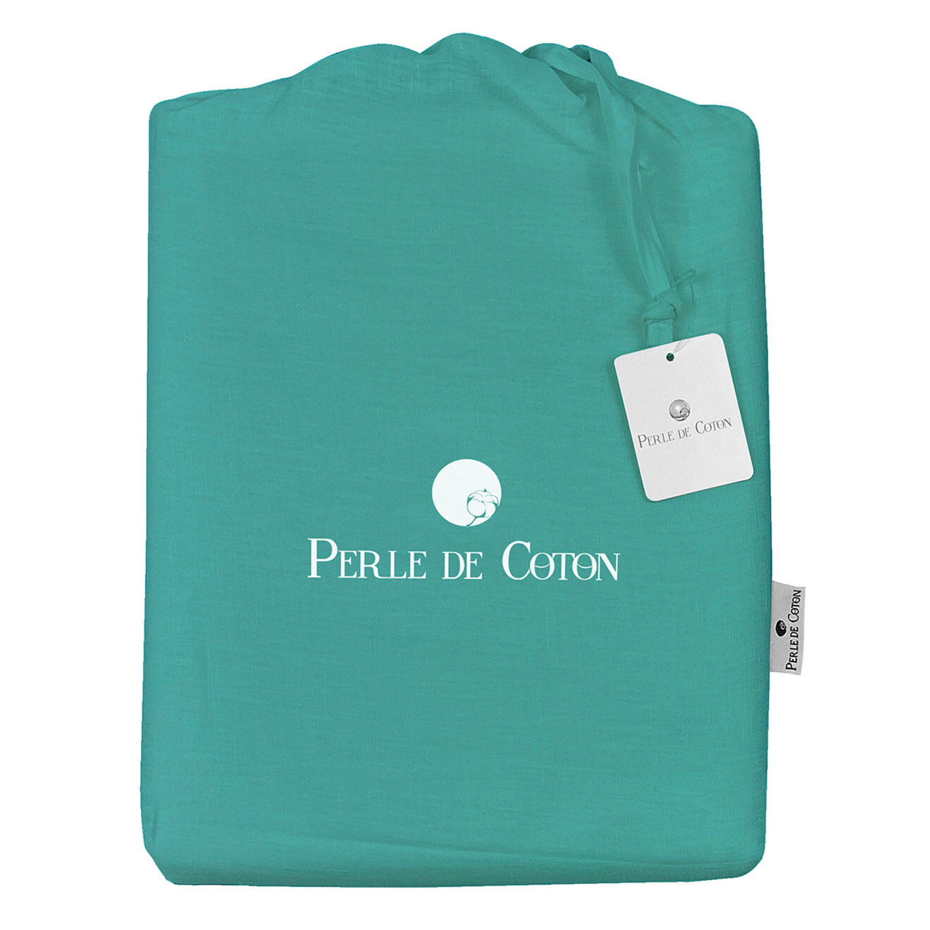 United by Perle de coton 2 Taies d'oreiller 100% Lin lavé celadon