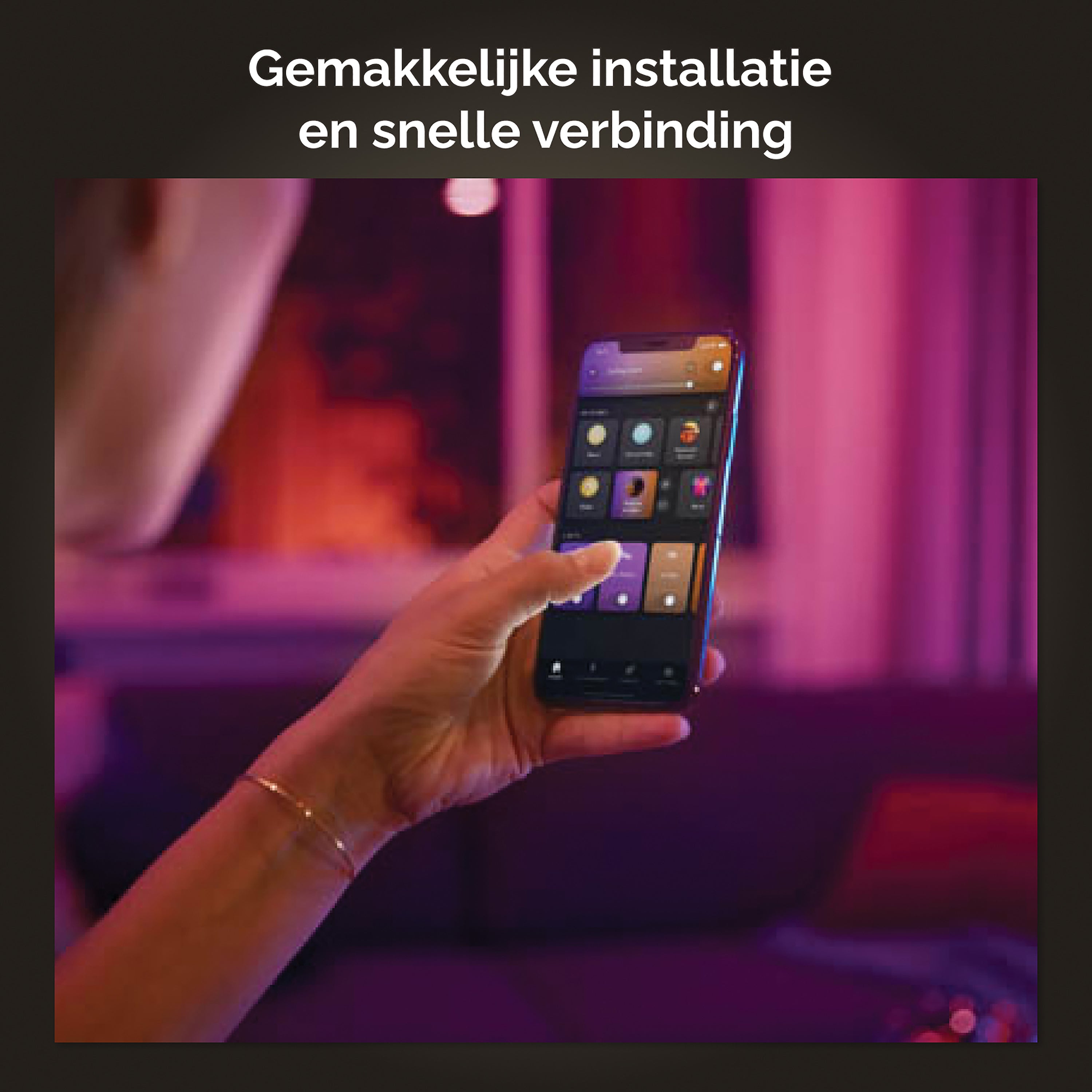 Philips Hue White & Color Ambiance Lichtbron - E27 - Starterkit