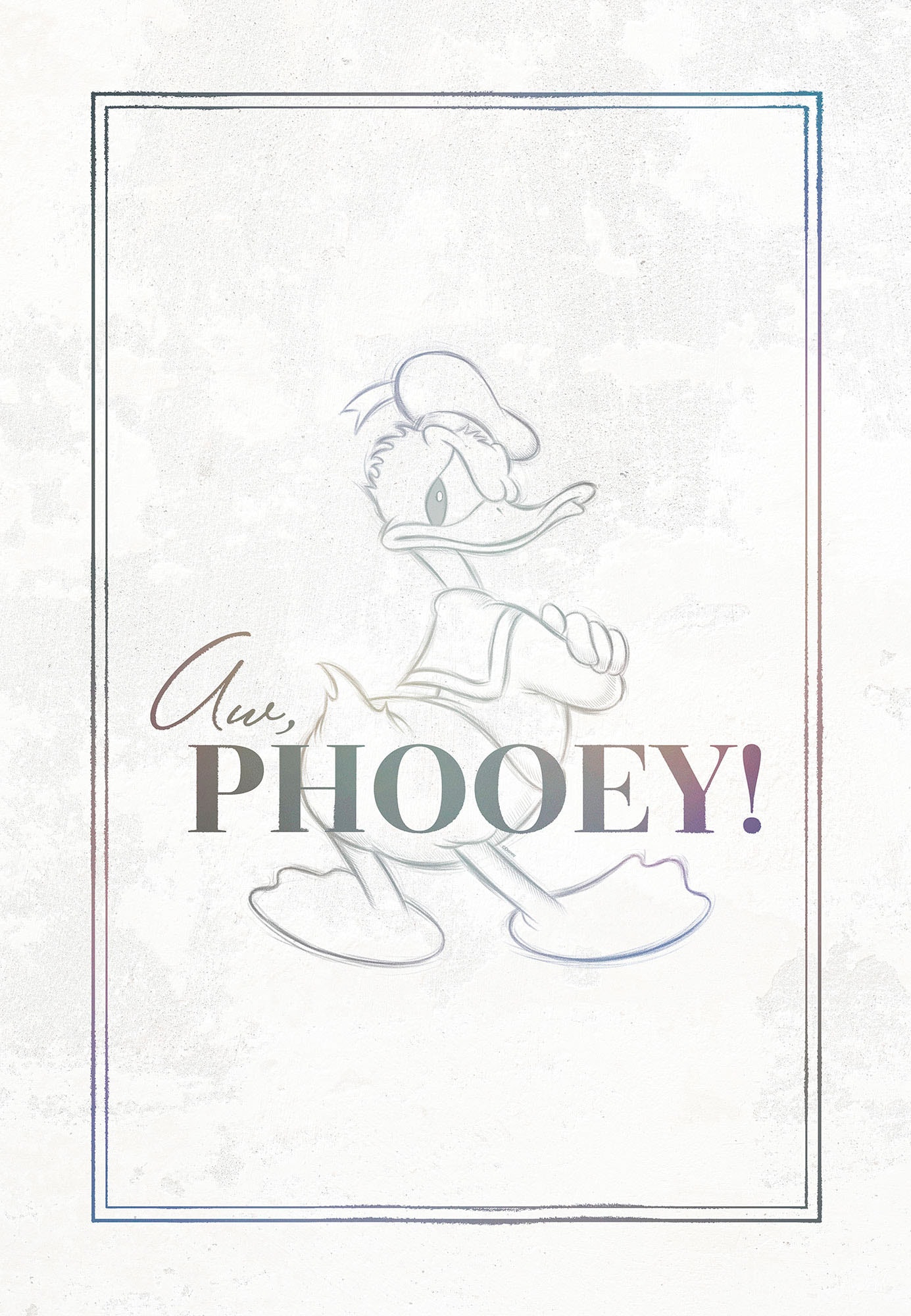 Komar Leinwandbild »Donald Duck Phooey! - Grösse 40 x 60 cm« Disney 40 x 60 cm (Breite x Höhe), 1 Stk. tlg. Keilrahmenbild mit Echtholzrahmen, Kinderzimmer