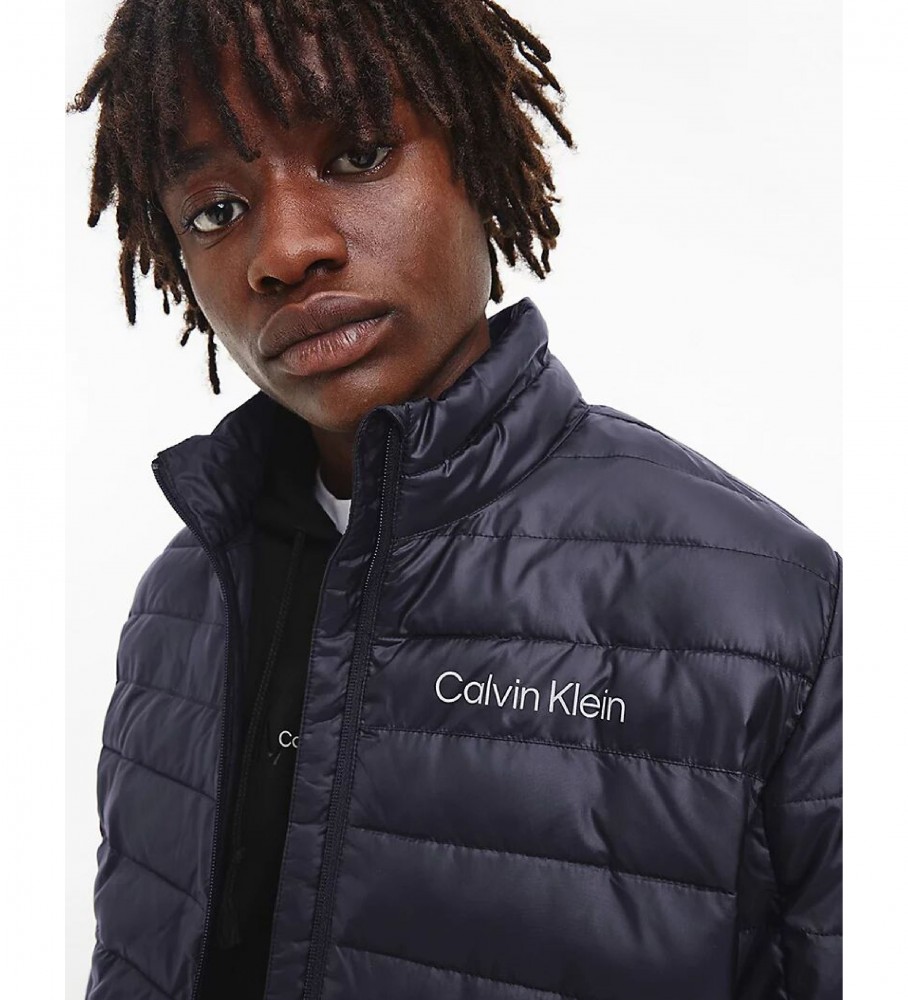 Jaqueta acolchoada leve Calvin Klein, preta