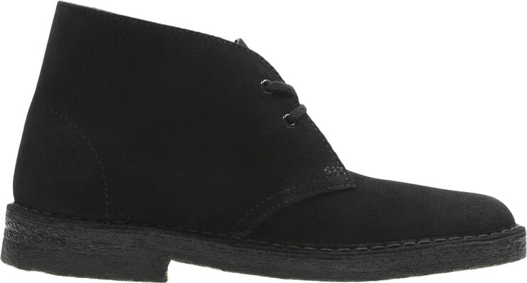 Clarks Originals Desert Boot. Black Sde, D, 4 Black suede
