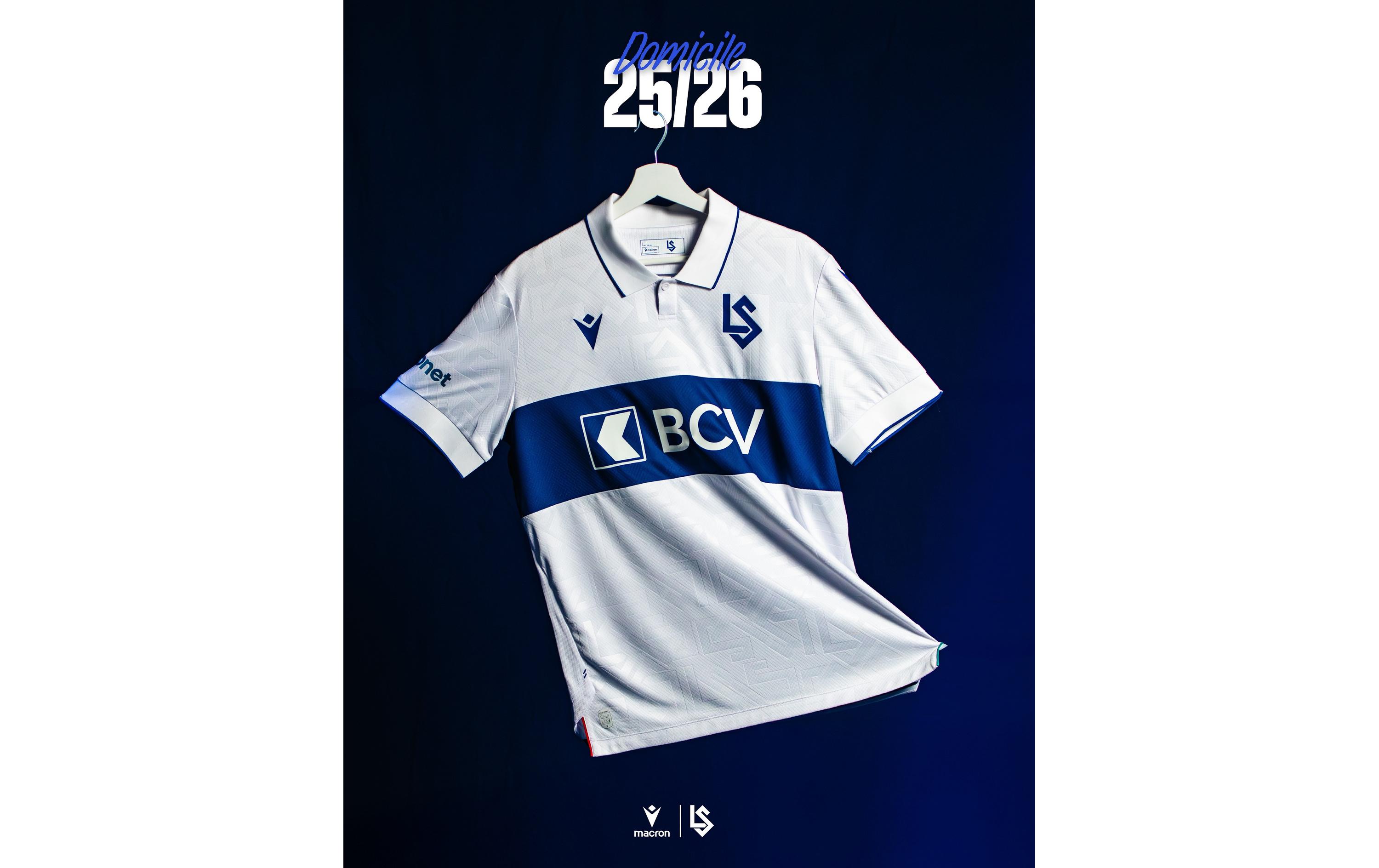 Jersey Home M, Weiss<br>Offizielles Heimtrikot des FC Lausanne-Sport